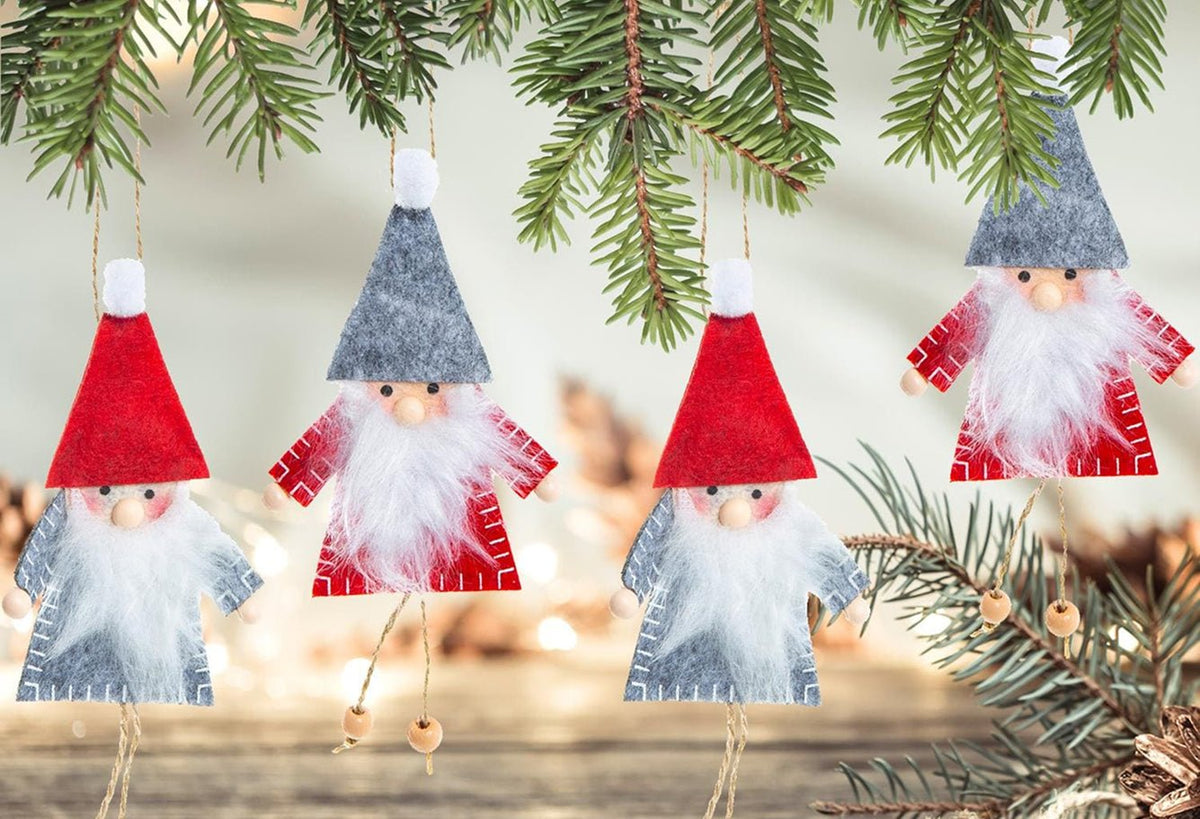 10 kreative Ideen für Weihnachtsanhänger aus Filz – So wird dein Baum zum Hingucker - Logbuch-Verlag