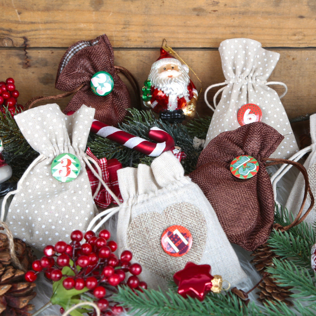 Adventskalenderzahlen