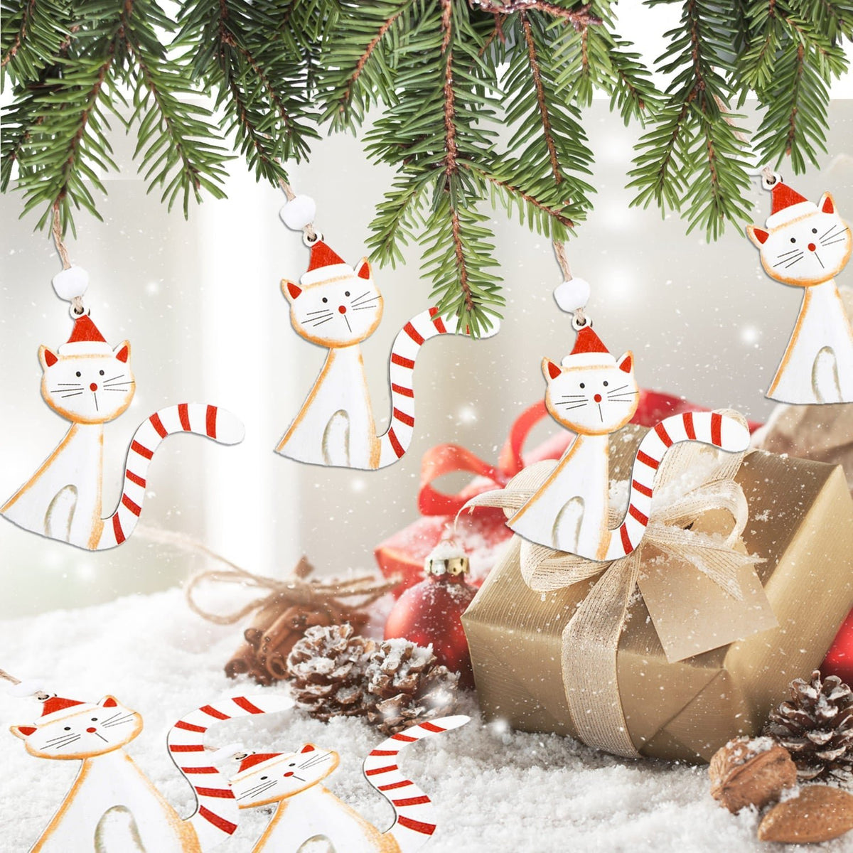 Tiermotive Weihnachtsanhänger